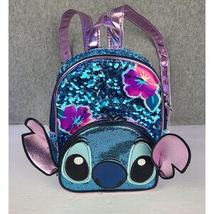 Accessory Innovations Disney Stitch Flippable Sequins Hawaiian Flowers